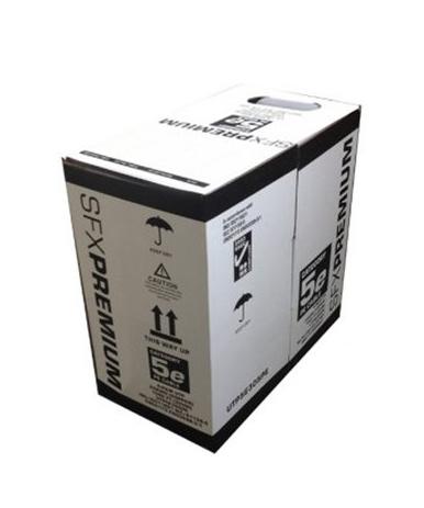 BOBINA CABLE SFX INTERIOR  UTP CAT 5E X 300 MTS