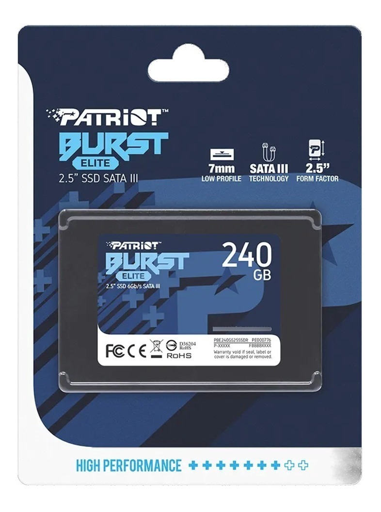 DISCO SOLIDO SSD PATRIOT  240Gb  SATA  III