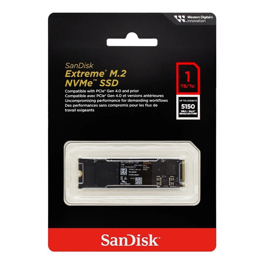 DISCO SOLIDO  M.2 1TB SANDISK EXTREME NVME