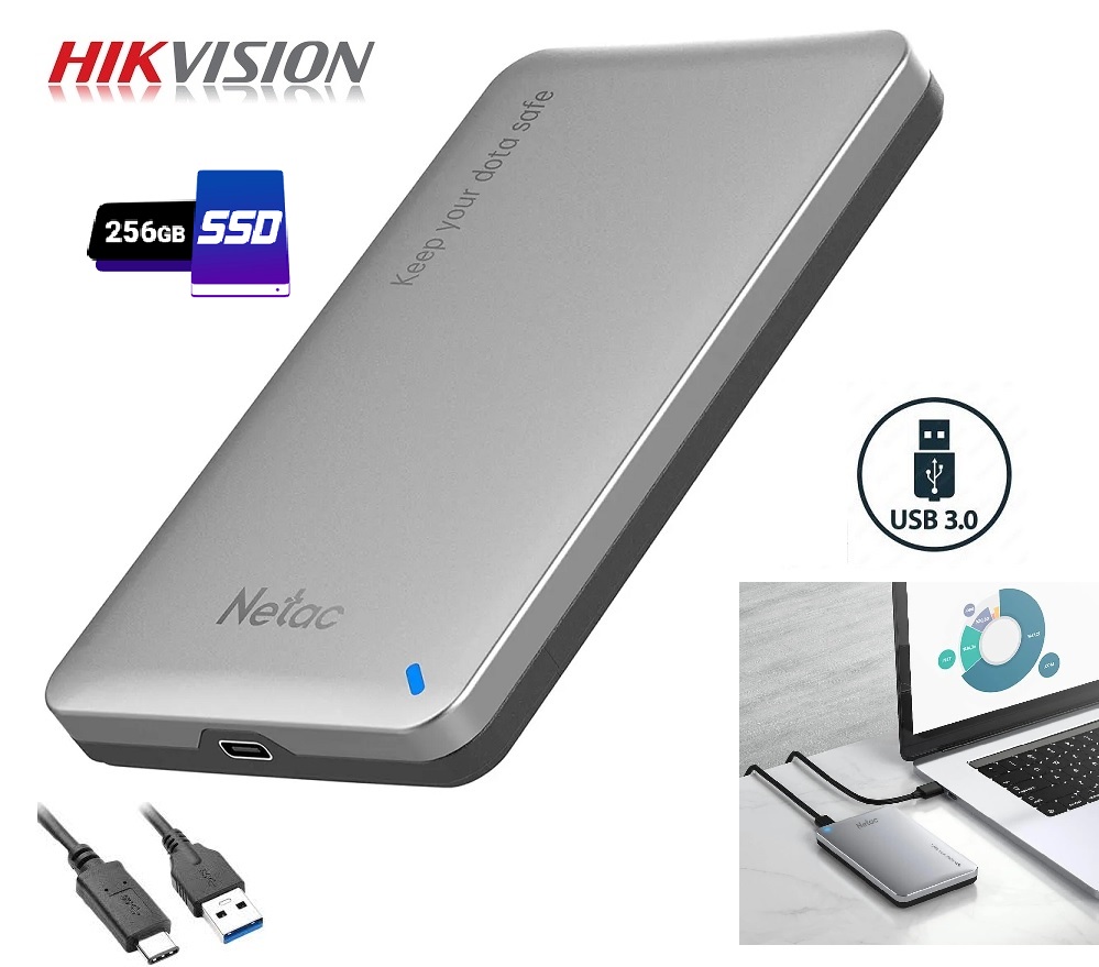DISCO EXTERNO  SSD 256GB  + CARRY USB3,2