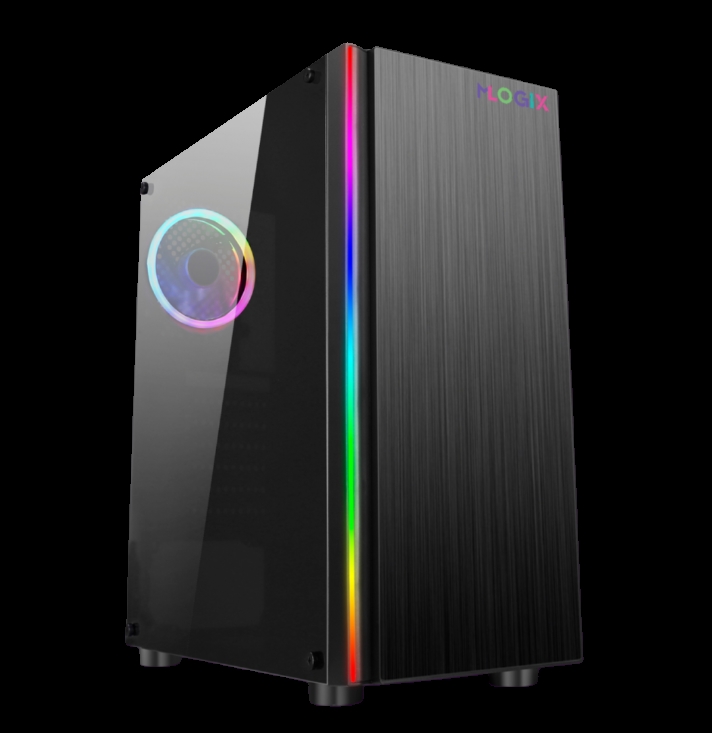 GABINETE MLOGIX FIGHTER S/FTE RGB FAN