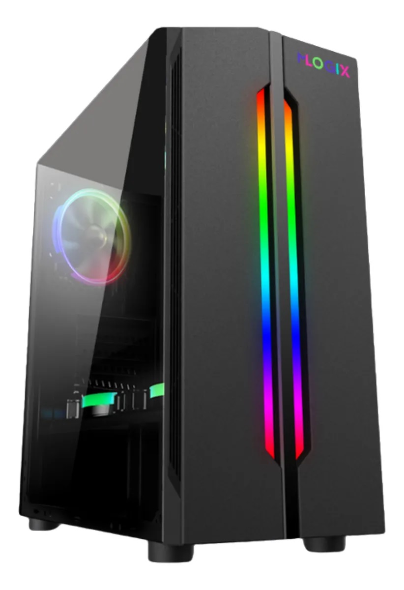 GABINETE MLOGIX SWORD S/FTE RGB FAN