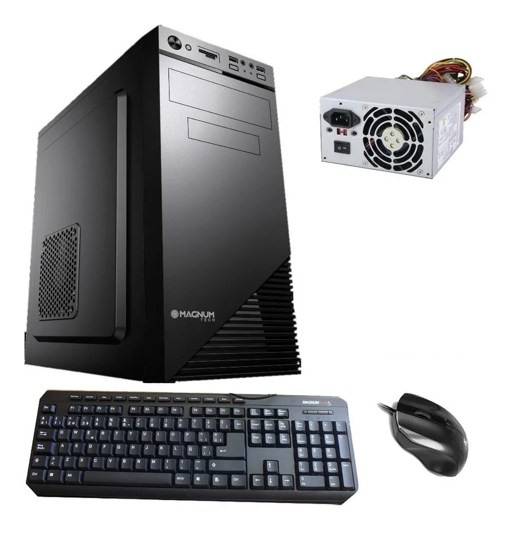 GABINETE TECH MT-K735 KIT  FUENTE TECL. MOUSE