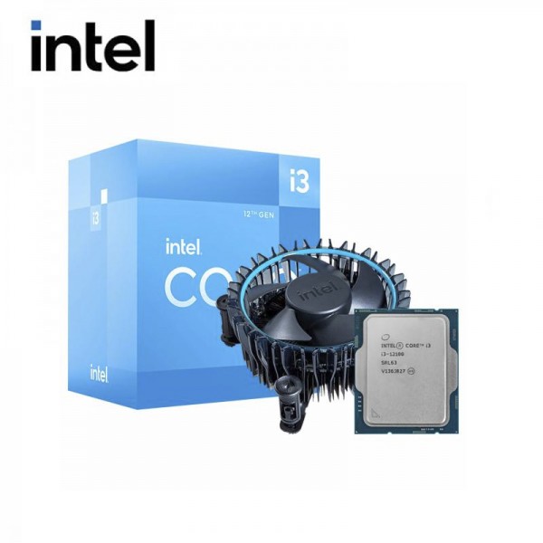 CPU INTEL CORE I3 12100 12va gen s1700  BOX  BX807