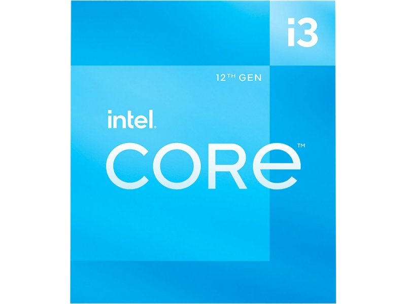 CPU INTEL CORE I3 12100F 12va gen s1700  BOX  BX80