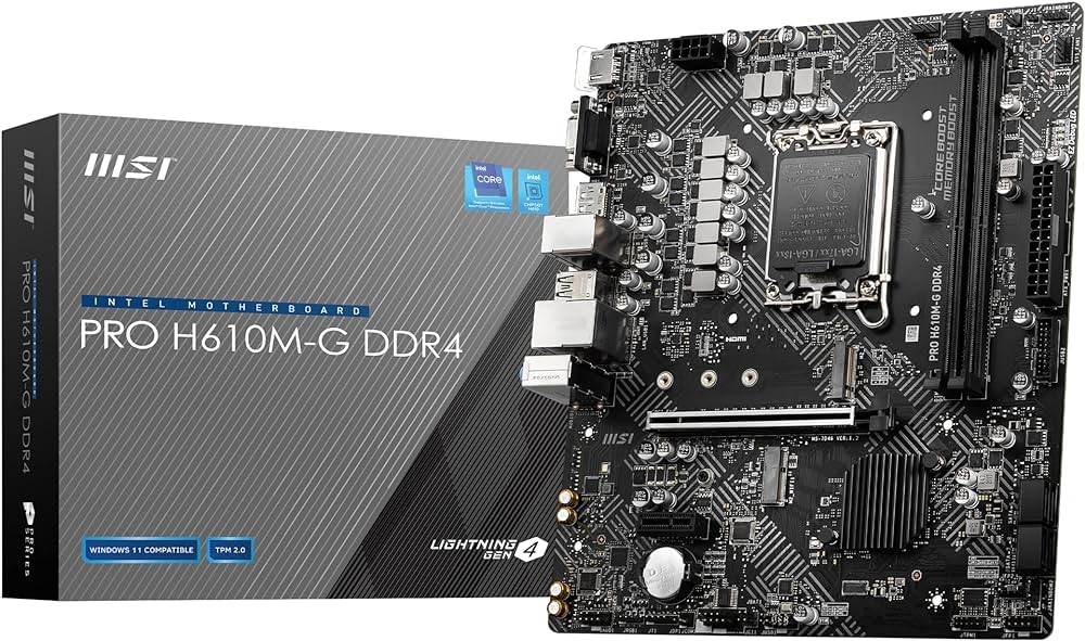 MOTHER MSI H610M-G S1700 DDR5   12va/13va/14va Gen