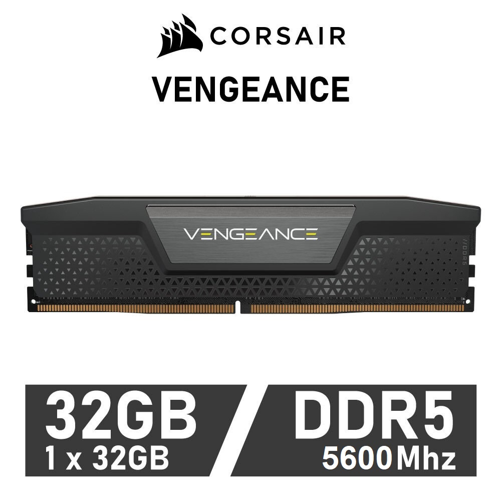 MEMORIA DDR5 32Gb Corsair Vengeance 5600MHz  LPX Black