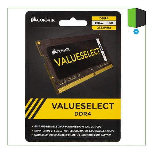 MEMORIA SODIMM DDR4  8GB 3200 CORSAIR