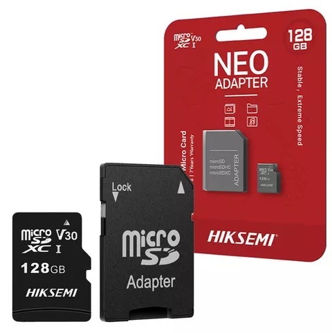 MEMORIA 128GB  HIKSEMI MICROSD CLASS 10 C/ADAPTADOR