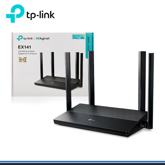 ROUTER INALAMBRICO AGINET EX141 AX1500 Wifi 6 WISP Gigabit D.Band Tp-Link