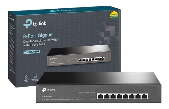 SWITCH TL-SG1008D RACK 8P Tp-Link Desktop 10/100/1000