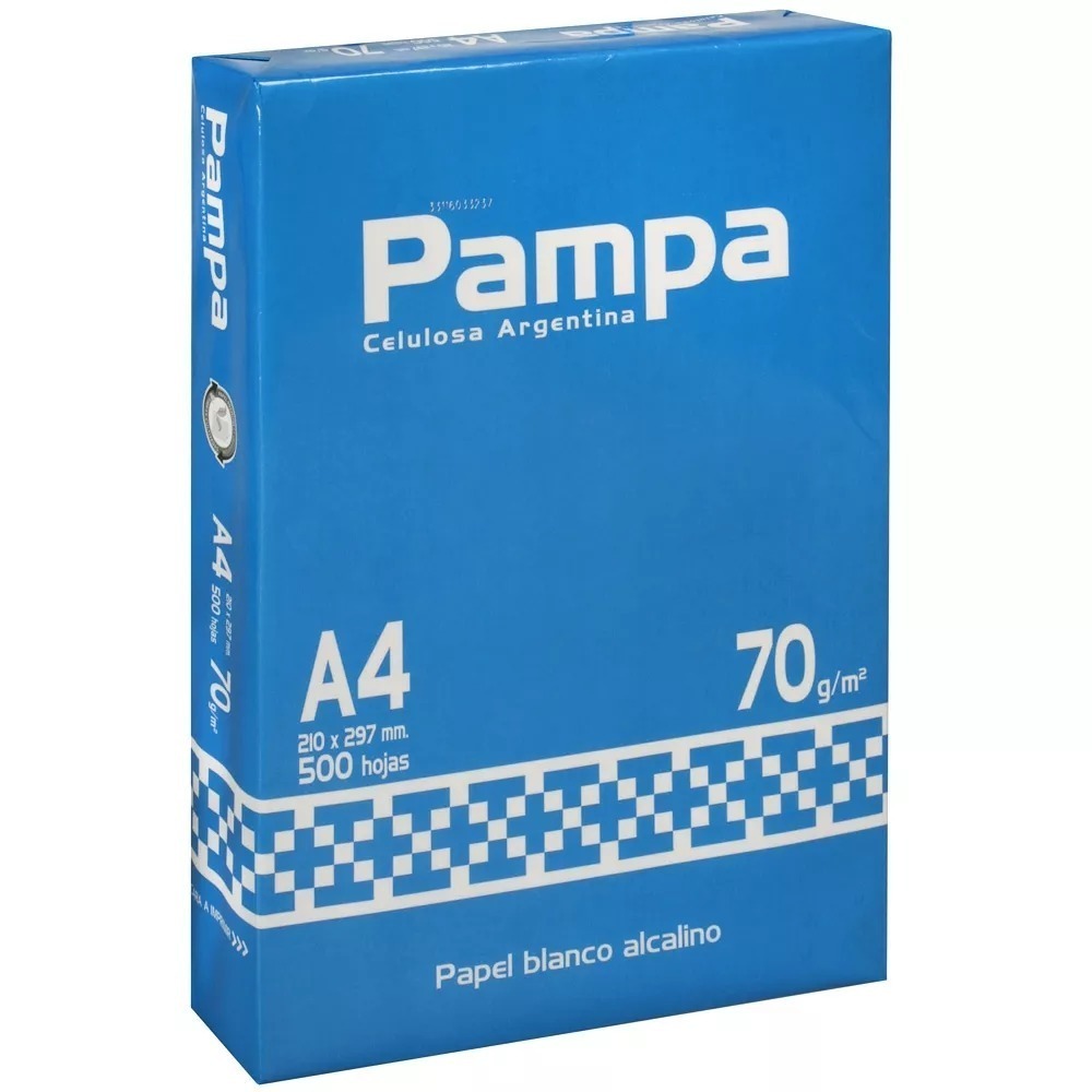 RESMA DE PAPEL A4 70GR PAMPA