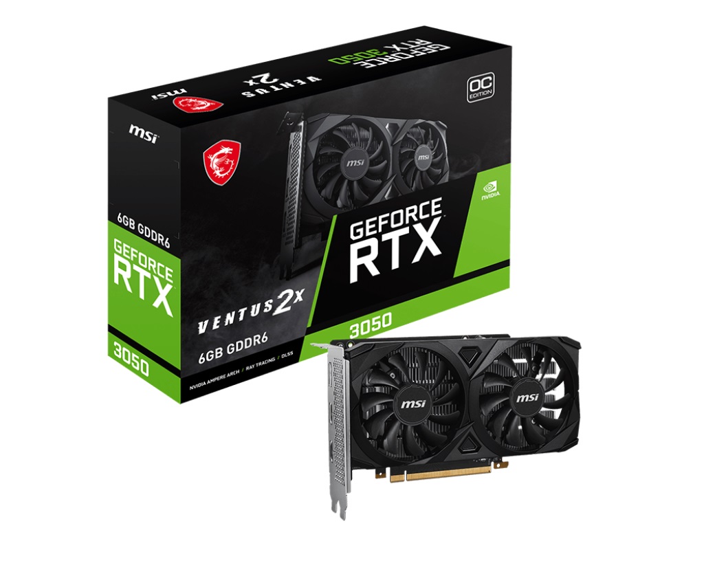 VGA MSI GeForce RTX 3050 VENTUS 2X 5G OC